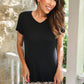 PREORDER- Jess Lea Basic Tee- Black