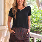 PREORDER- Chocolate Zebra Skort