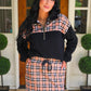 PREORDER- Mia Printed Pullover- Nora Plaid