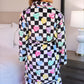 PREORDER- Legacy Lounge Robe- Checkered Conversation Hearts