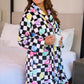 PREORDER- Legacy Lounge Robe- Checkered Conversation Hearts