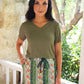 PREORDER- Jess Lea Basic Tee- Olive