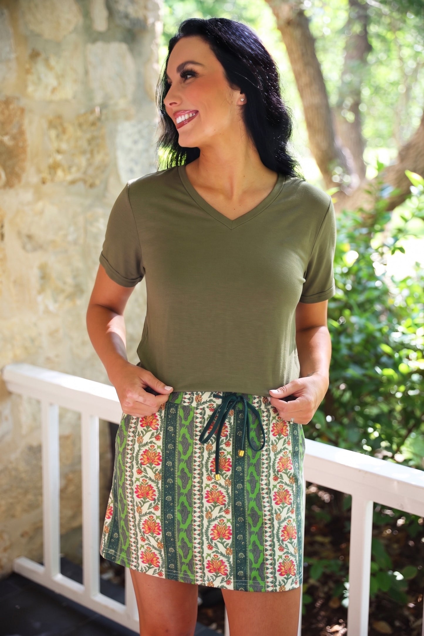 PREORDER- Paisley Manor Skort
