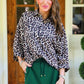 PREORDER- Sloane Button Up Top- Safari Chic