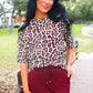 PREORDER- Emma Mesh Tee- Safari Chic