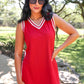 PREORDER- Sideline Tunic Biker Set- Red