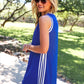 PREORDER- Sideline Tunic Biker Set- Blue