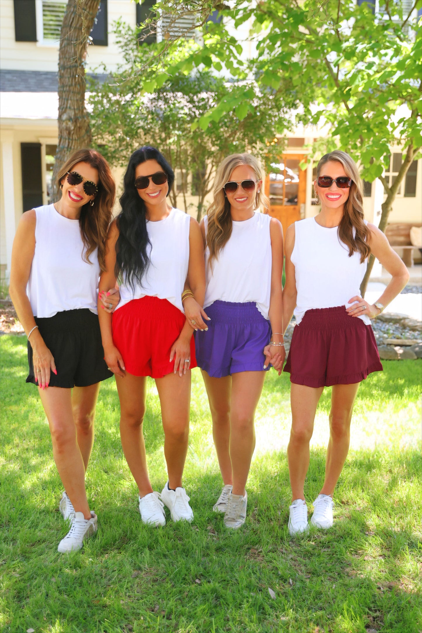 PREORDER- Sunny Strolls High Waisted Shorts- Black