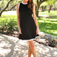 PREORDER- Lucy Tank Dress- Black and White