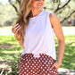 PREORDER- Easy Win Polka Dot Boxer Shorts- Maroon