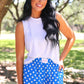 PREORDER- Easy Win Polka Dot Boxer Shorts- Blue