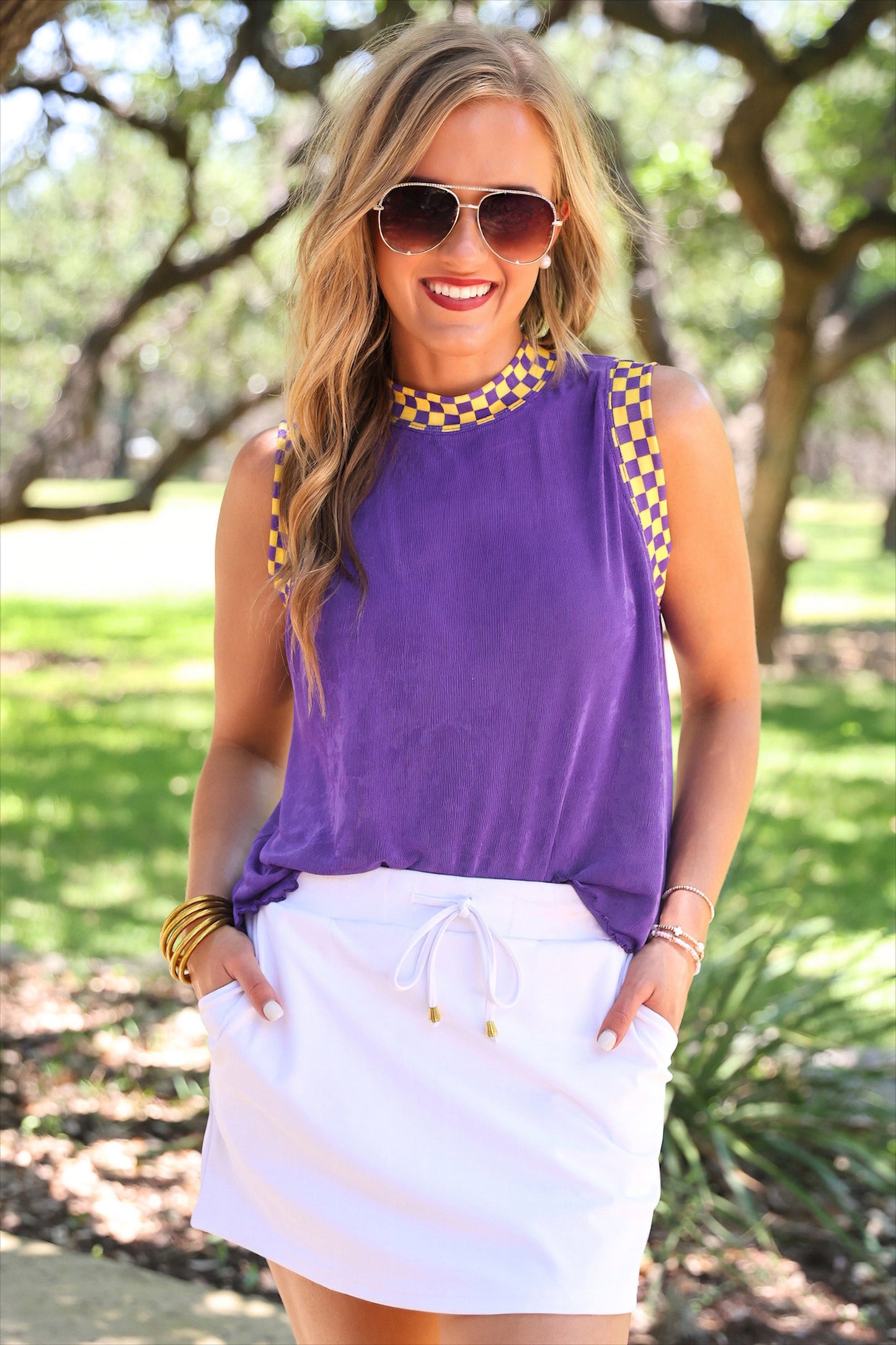 PREORDER- Solid White Skort