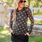 PREORDER- Alyssa Mesh Top- Football Bows