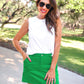Sadie Cargo Skirt- Green