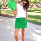 Sadie Cargo Skirt- Green