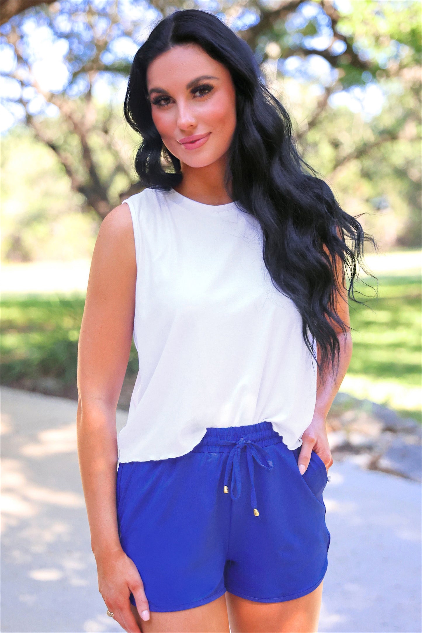 PREORDER- Solid Blue Everyday Shorts