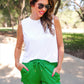 PREORDER- Solid Green Everyday Shorts