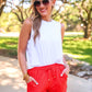 PREORDER- Solid Red Everyday Shorts