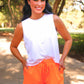 PREORDER- Solid Neon Orange Everyday Shorts