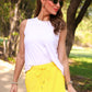 PREORDER- Solid Sunflower Yellow Skort