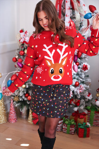 Reindeer Holiday Sweater