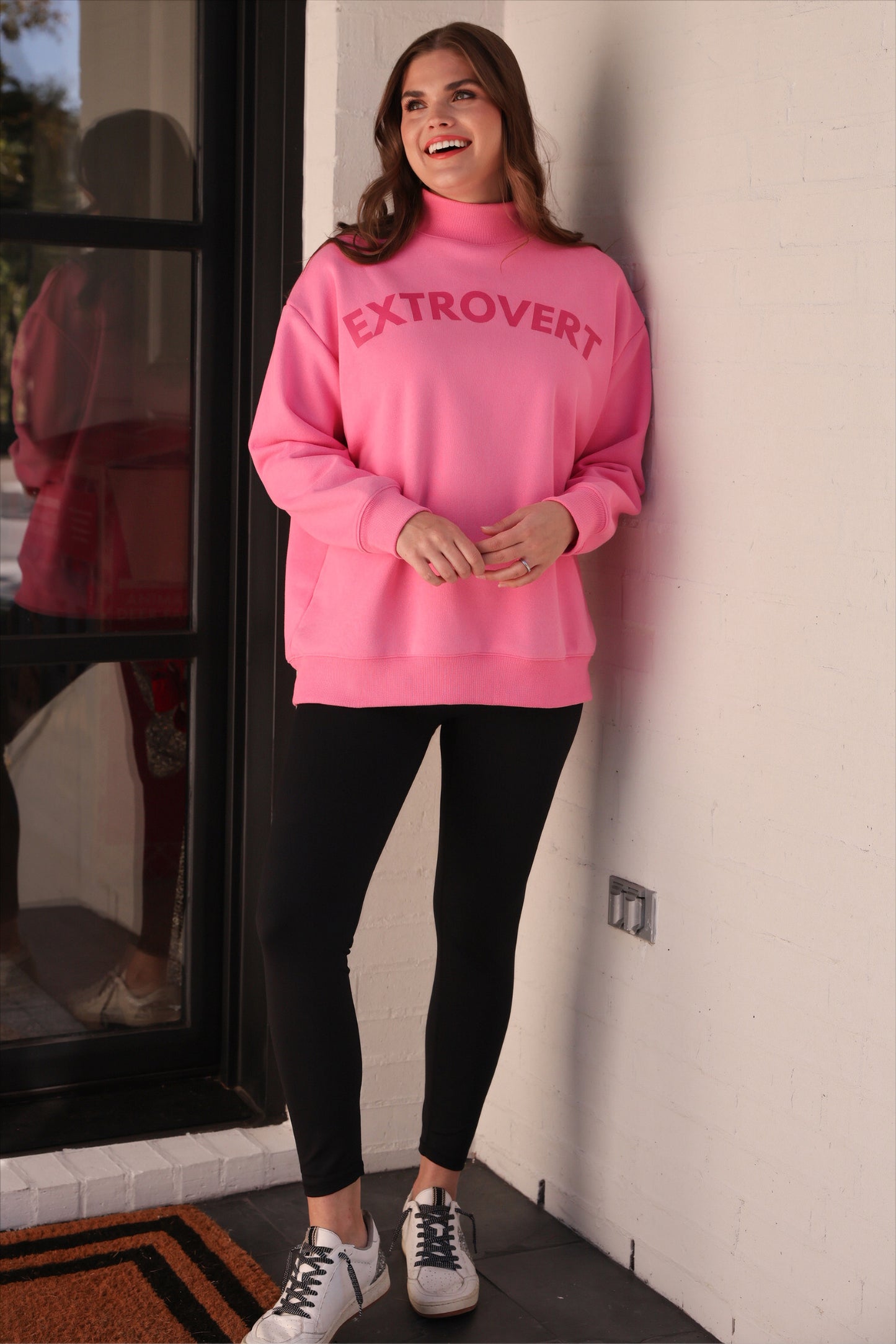 PREORDER- Extrovert Mock Neck Pullover