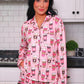 PREORDER- Coffee Date Ruffle Pajama Set