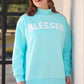 PREORDER- Blessed Mock Neck Pullover
