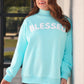 PREORDER- Blessed Mock Neck Pullover