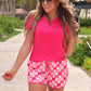 PREORDER- Sorbet Summer Checkered Everyday Shorts