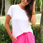 PREORDER- Solid Neon Pink Everyday Shorts