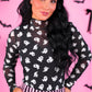 PREORDER- Keigan Mesh Top- Ghost