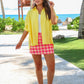 Summer Crush Plaid Skort