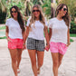 PREORDER- Pink Gingham Everyday Shorts