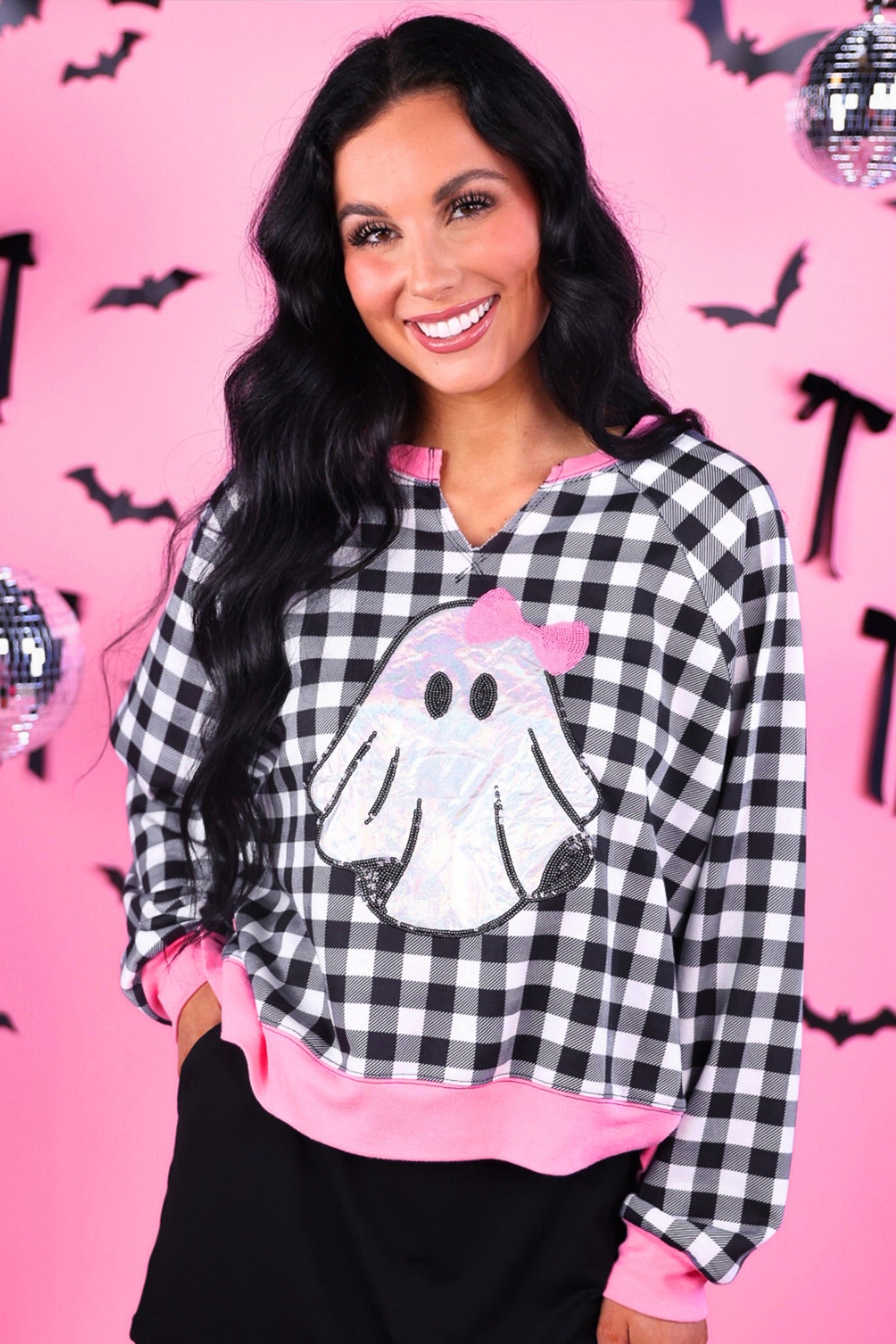 PREORDER- Foil GiGi Gingham Pullover