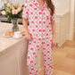 PREORDER- Pretty Lattice Bow Ruffle Pajama Set