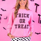 PREORDER- Trick or Treat Polka Dot Patch Pullover