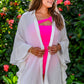 PREORDER- Hello Beach Sequin Embroidery Coverup