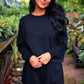 PREORDER- Luna Luxe Pullover Set- Navy