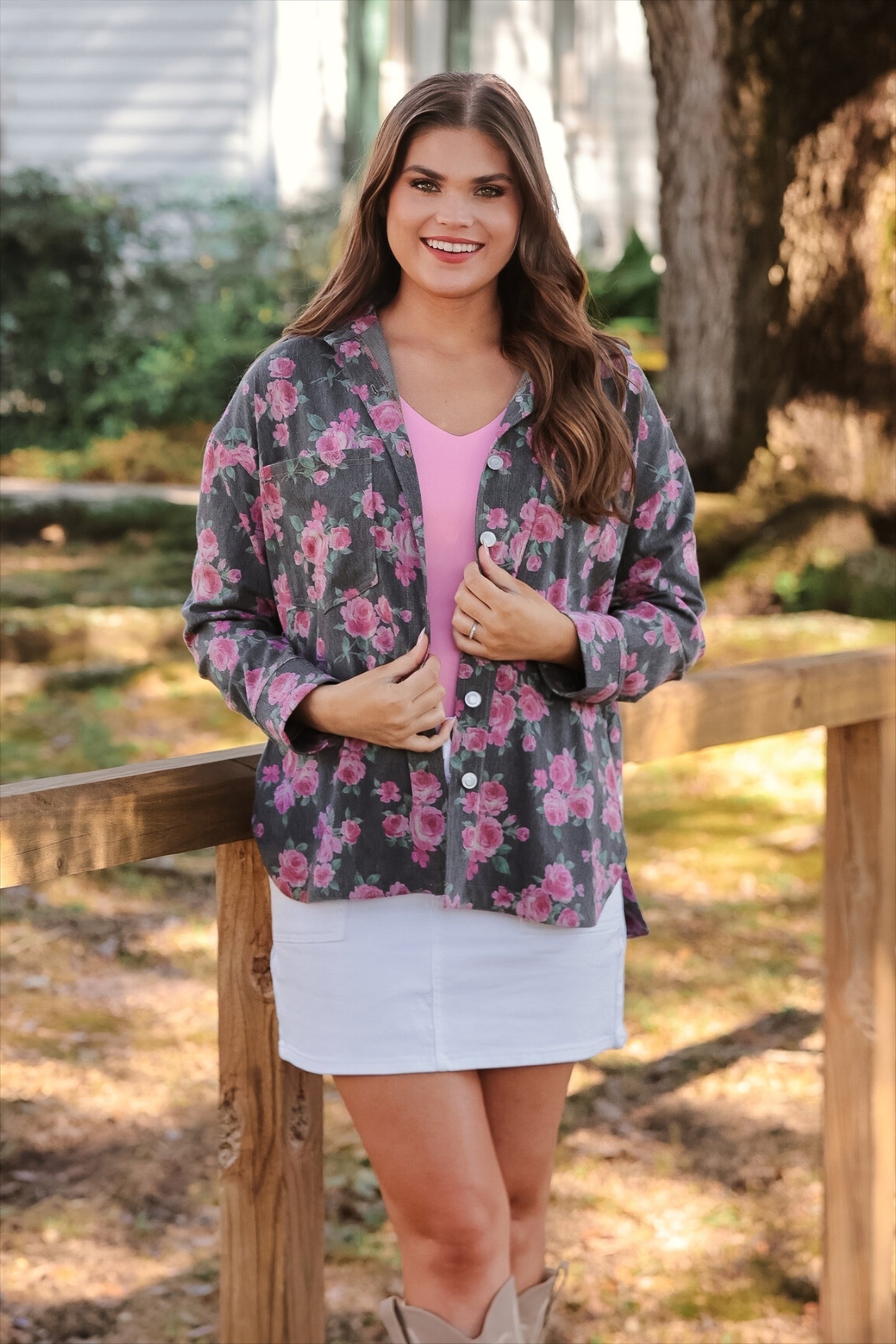 PREORDER- Rosie Refined Denim Shacket