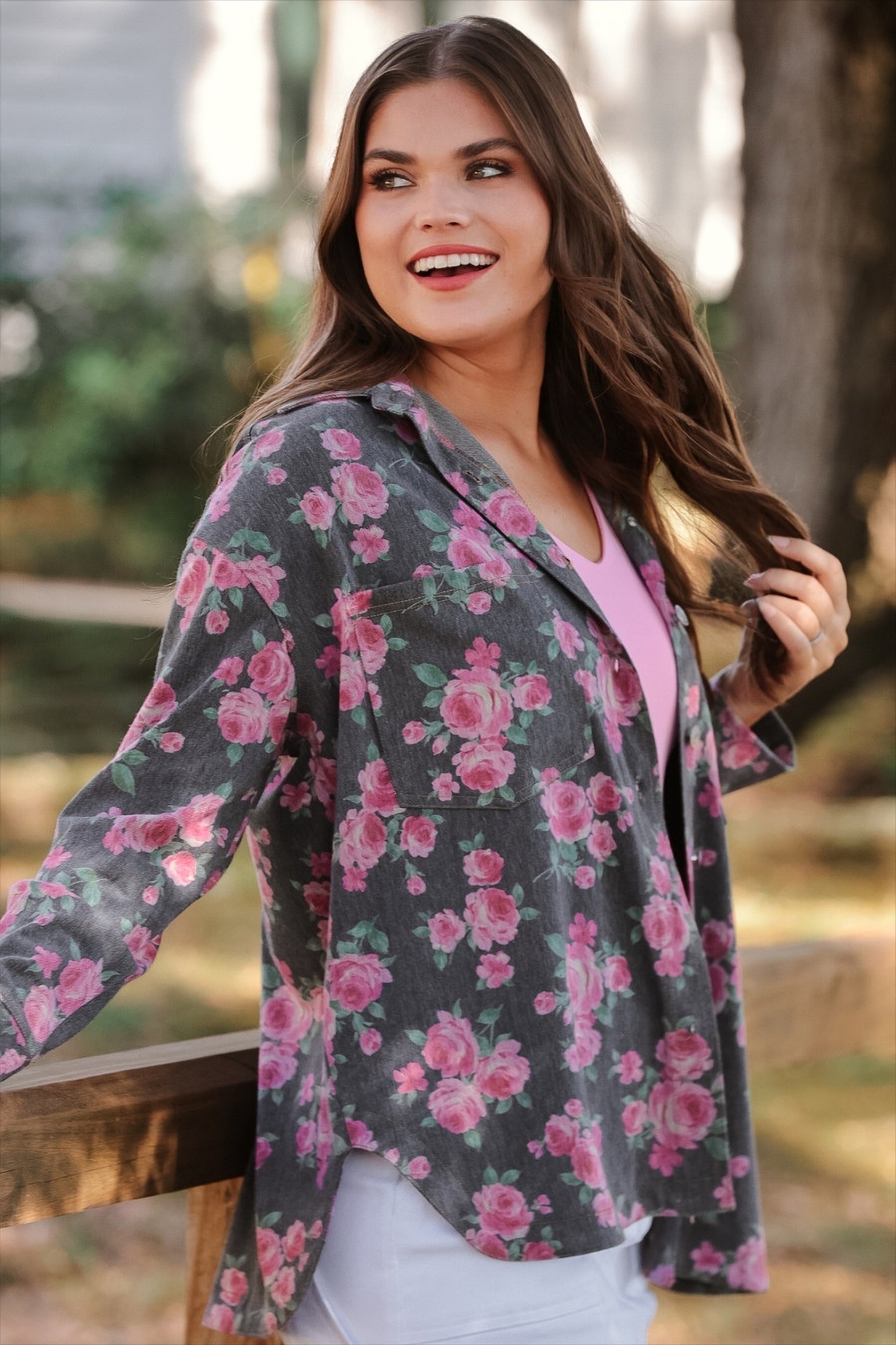 PREORDER- Rosie Refined Denim Shacket