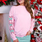 PREORDER- Candy Cane Sleeves Pullover