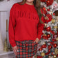 PREORDER- Joyful Velvet Patch Luxe Pullover
