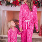 PREORDER- Pretty Pink Christmas Ruffle Pajama Set