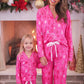 PREORDER- Pretty Pink Christmas Ruffle Pajama Set