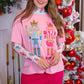 Nutcracker Vibes Sequin Embroidered Tee