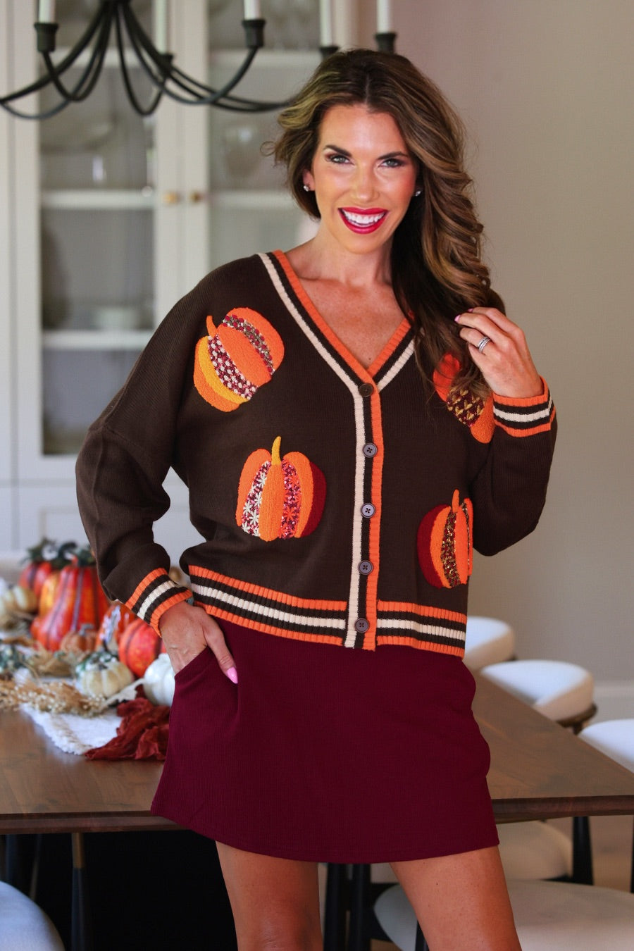 PREORDER- Pumpkin Patch Cardigan