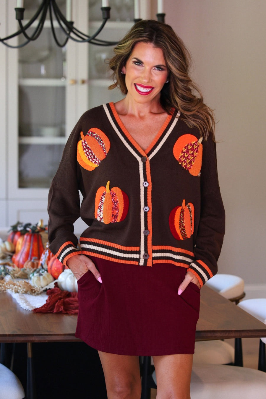 PREORDER- Pumpkin Patch Cardigan