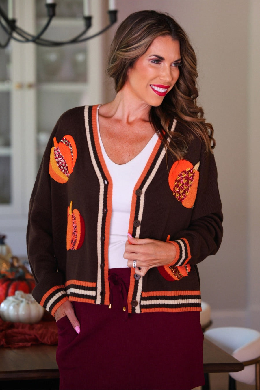 PREORDER- Pumpkin Patch Cardigan