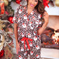 PREORDER- Santa Safari Chic Ruffle Pajama Set